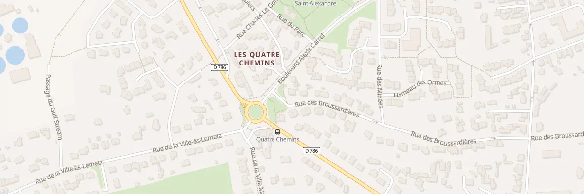 Plan du 38 Rue des Broussardieres à Acigné