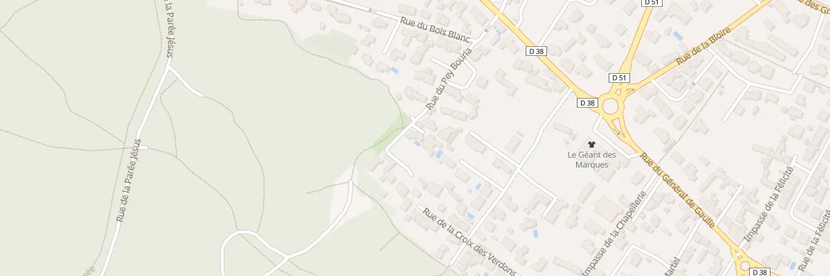 Plan du 25 Rue du pey bouria à Saint-Jean-de-Monts