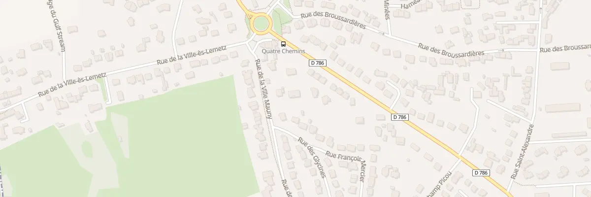 Plan du 54 Bd du Villou à Dinard