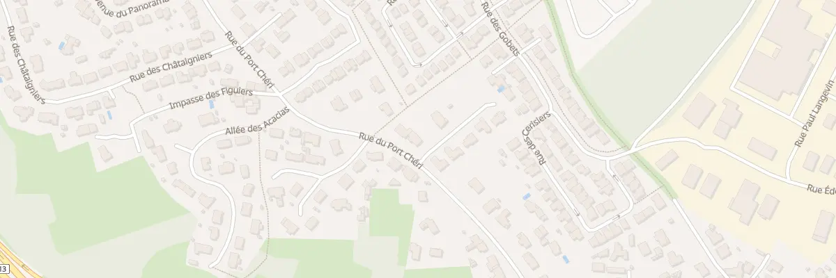 Plan du 28 Rue du Port Cheri Le Clion à Pornic