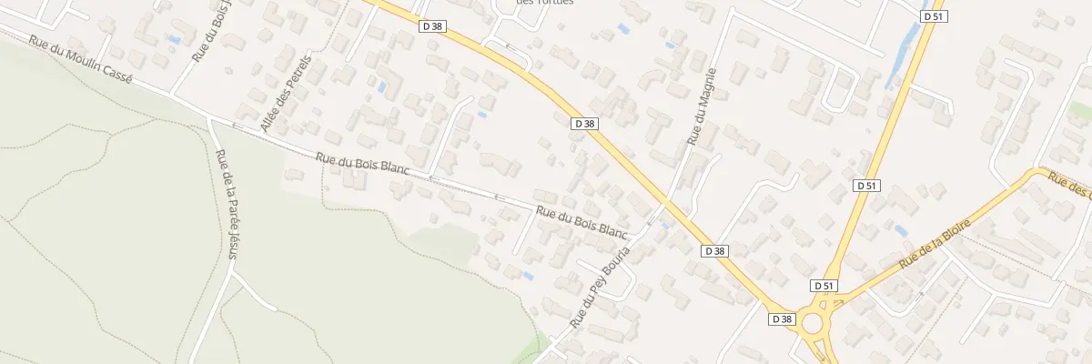 Plan du 12 Rue du bois blanc à Saint-Jean-de-Monts