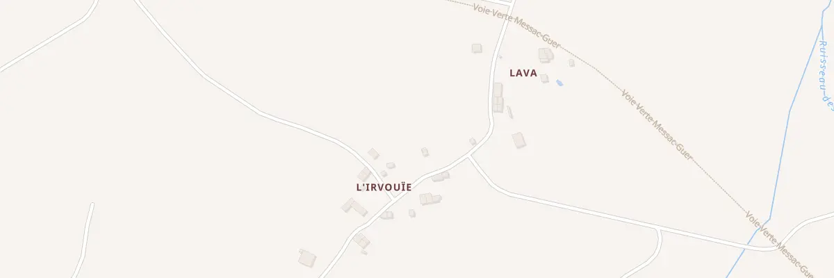 Plan du 9 L’Irvouie aux Brulais
