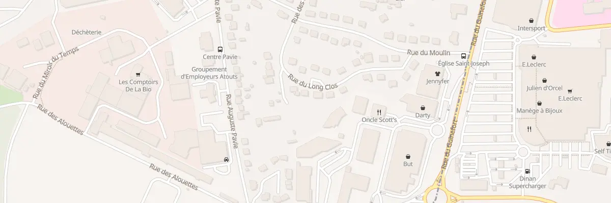 Plan du 4 Rue du Long Clos à Quévert