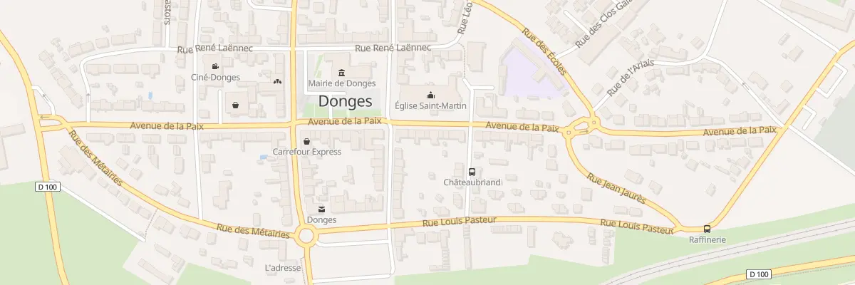 Plan du 52 Av de la Paix à Donges