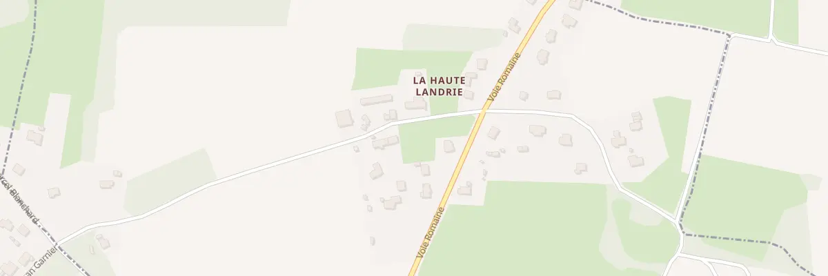 Plan du 13 La Landrie à Trévron