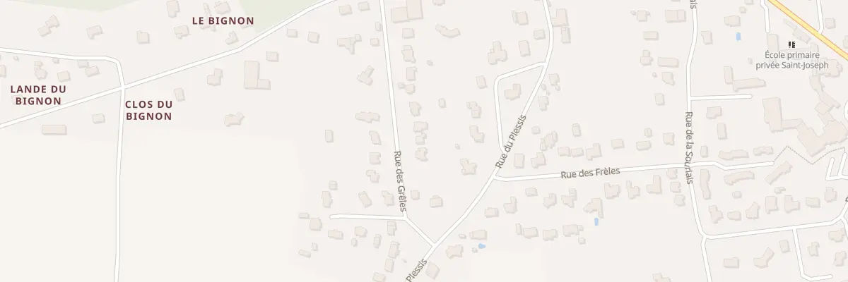 Plan du 6457 Rue des Greles à Bains-sur-Oust