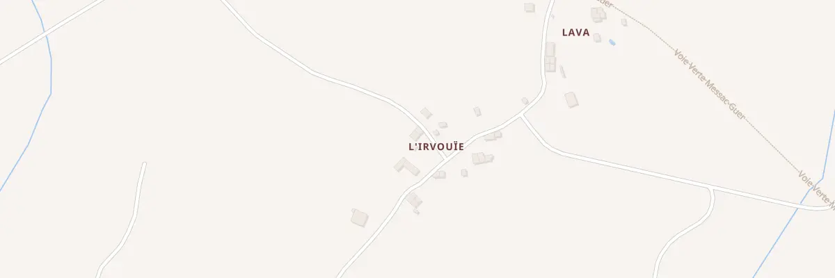Plan du 3 L’Irvouie aux Brulais