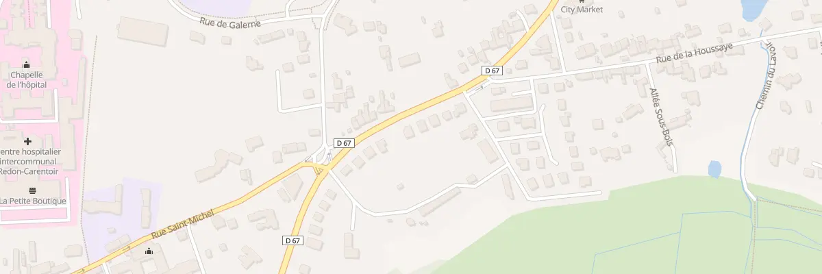 Plan du 54 Rue Saint-Michel à Redon