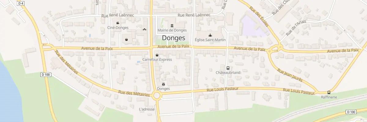 Plan du 9 Rue Saint-Martin à Donges