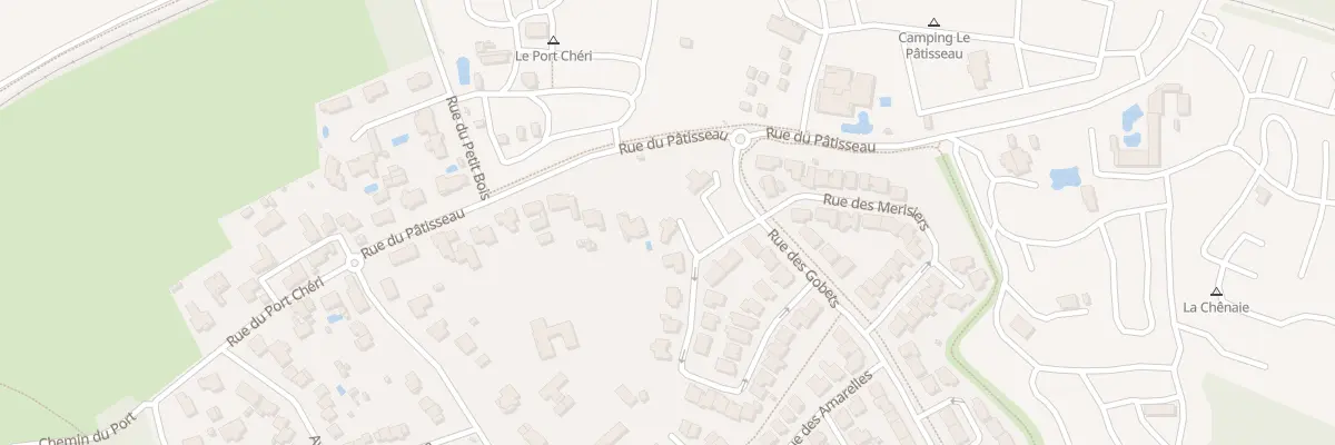Plan du 8 Rue des Bigarreaux à Pornic