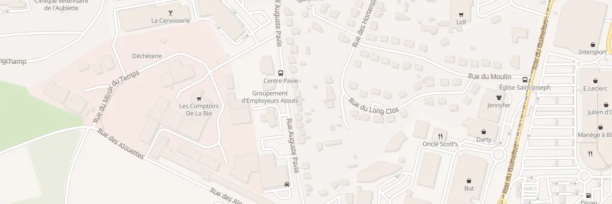 Plan du 19 Rue Auguste Pavie à Quévert