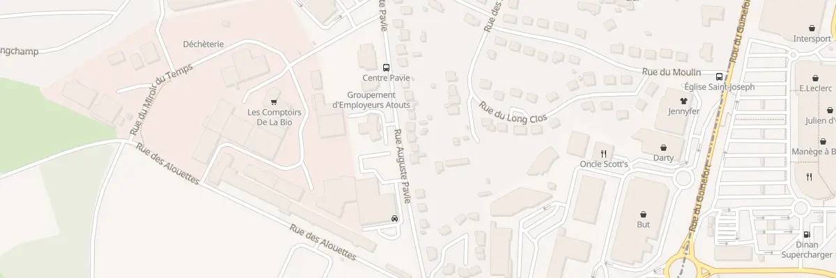 Plan du 25 Rue Auguste Pavie à Quévert