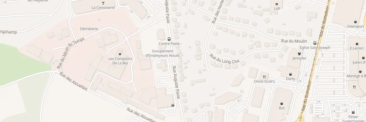 Plan du 21 Rue Auguste Pavie à Quévert