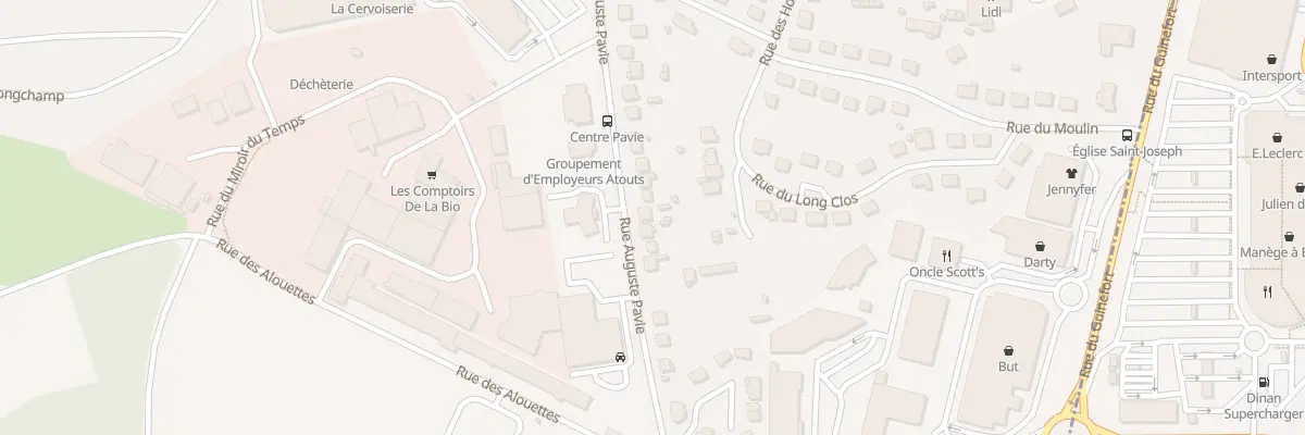 Plan du 23 Rue Auguste Pavie à Quévert