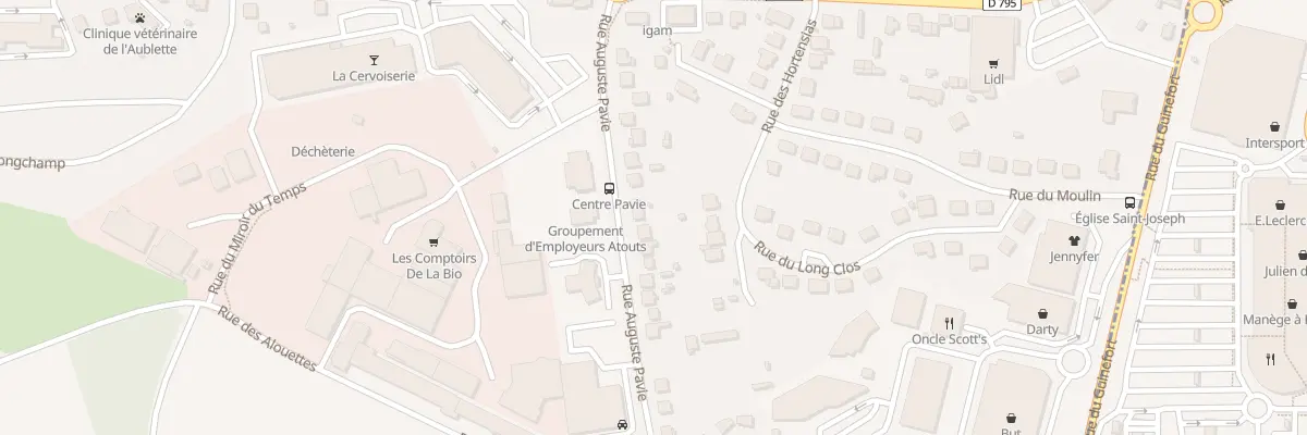 Plan du 15 Rue Auguste Pavie à Quévert