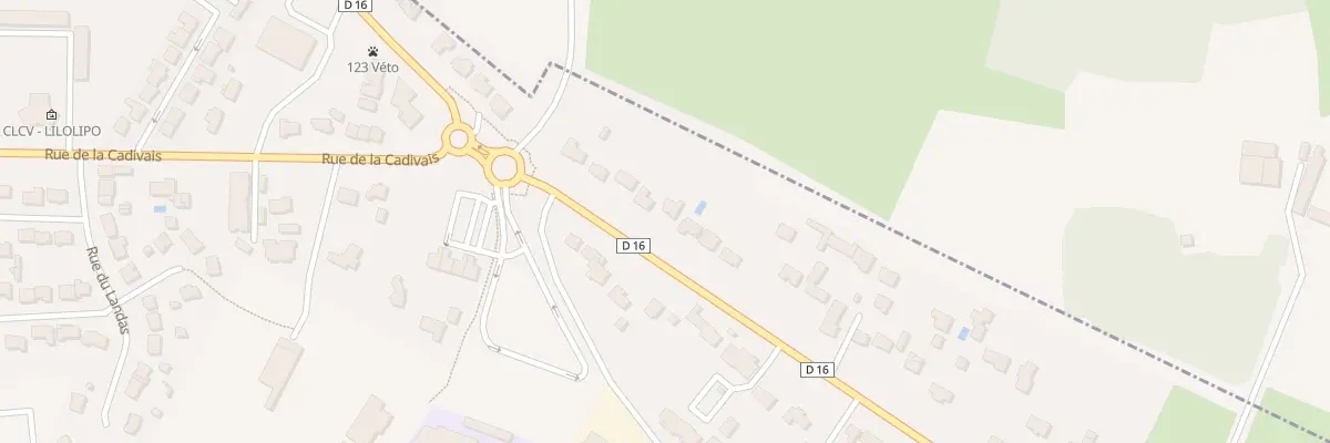 Plan du 9 Rue du Chêne Vert à Pontchâteau