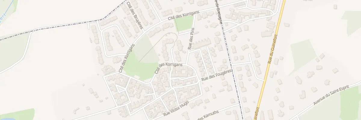 Plan du 38 Res des Korrigans à Trélivan
