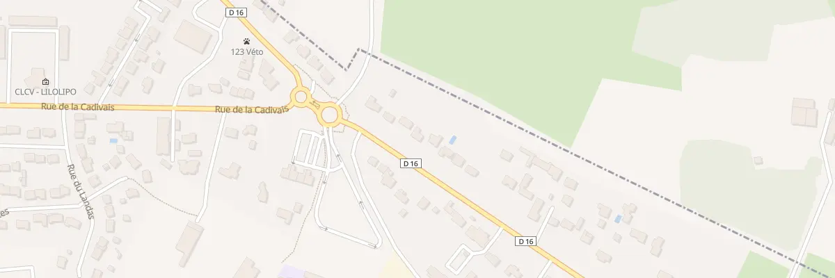 Plan du 7 Rue du Chêne Vert à Pontchâteau
