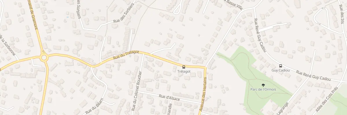 Plan du 10 Rue de Trélagot à Donges