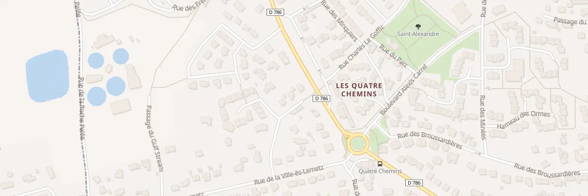 Plan du 36 Bd du Villou à Dinard