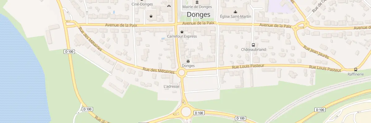 Plan du 2B Av du Vice Amiral Halgan à Donges