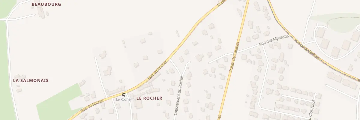 Plan du 1 Lot du Rocher à Trélivan