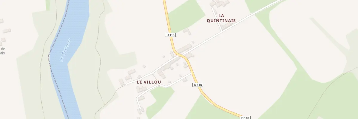 Plan du 23 Le Villou à Tréméreuc