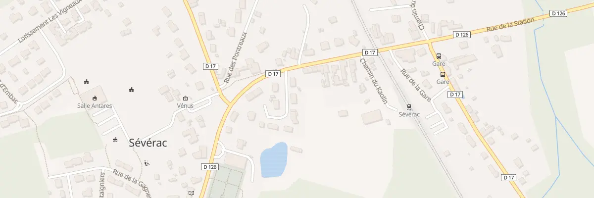 Plan du 2 Imp du Pré Neuf à Sévérac
