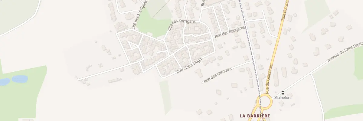 Plan du 30 All Lafayette à Trélivan