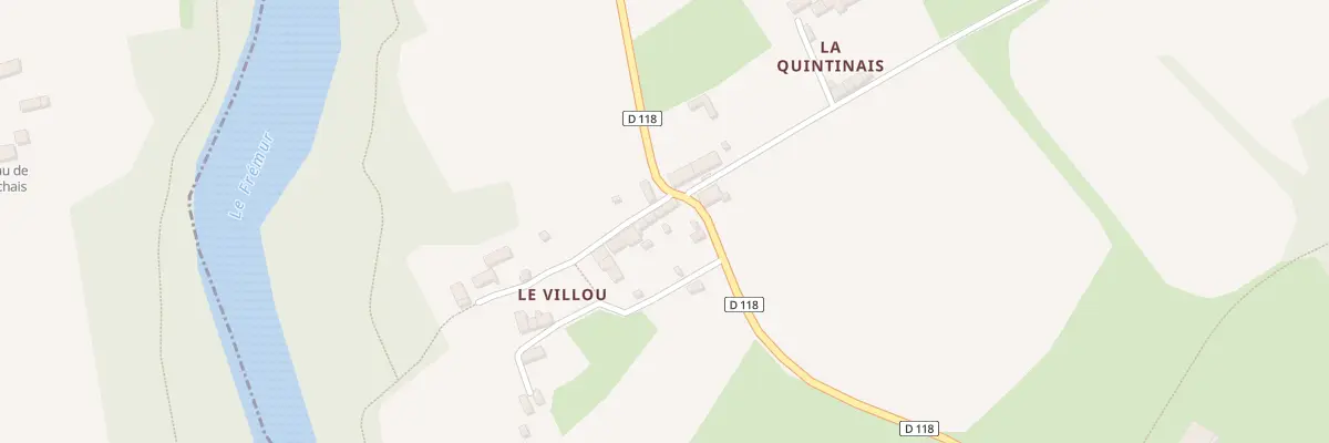 Plan du 21 Le Villou à Tréméreuc