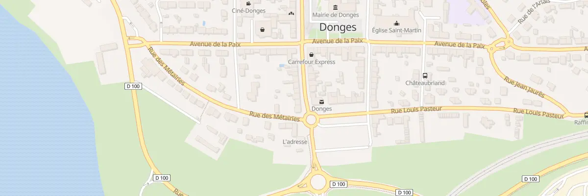 Plan du 3 Av du Vice Amiral Halgan à Donges