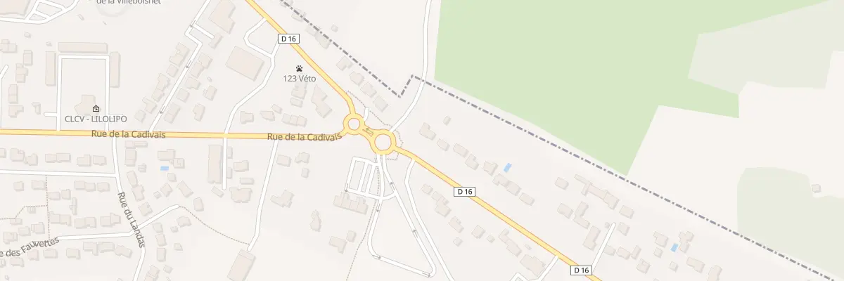Plan du 1 Rue du Chêne Vert à Pontchâteau