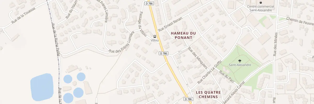 Plan du 28 Bd du Villou à Dinard
