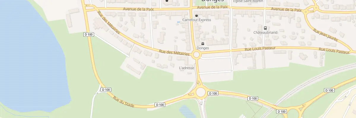 Plan du 30 Rue des Métairies à Donges