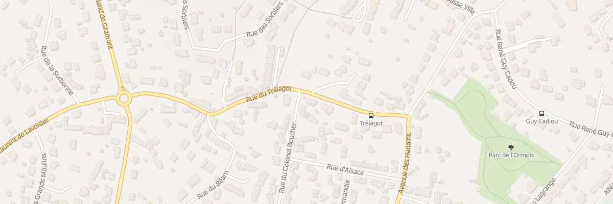 Plan du 21 Rue de Trélagot à Donges