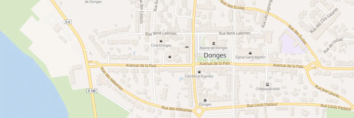 Plan du 31 Av de la Paix à Donges