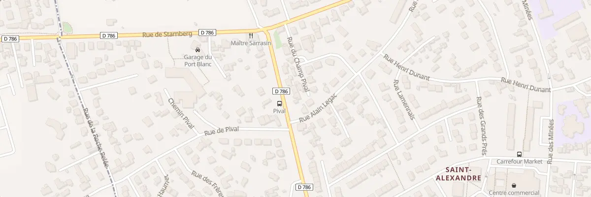 Plan du 11 Bd du Villou à Dinard