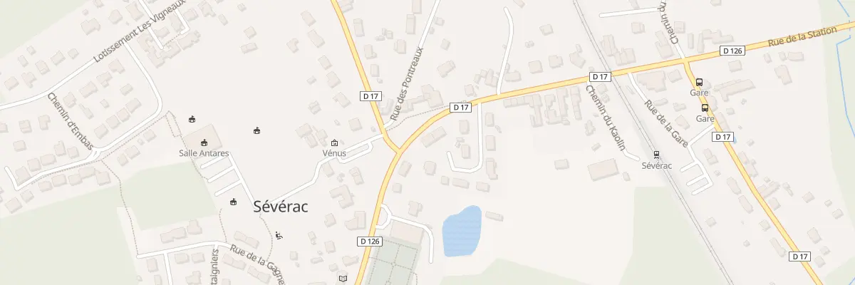Plan du 23 Rue de la Station à Sévérac