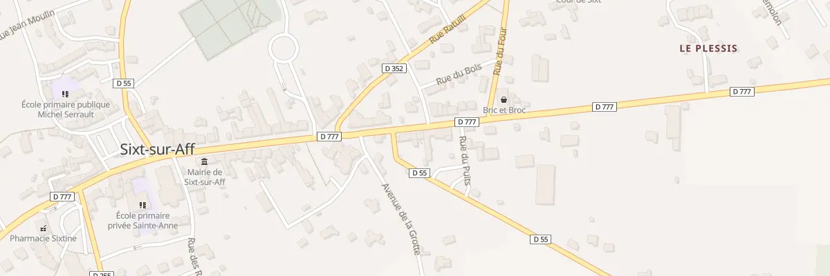 Plan du 3 Rue des Parcs à Sixt-sur-Aff