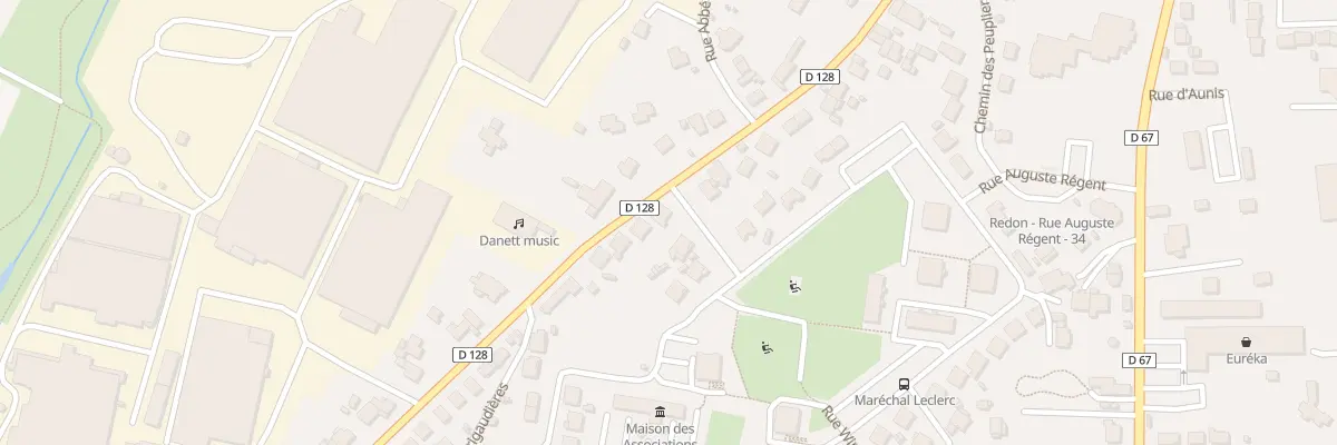 Plan du 38 Rue de la Châtaigneraie à Redon