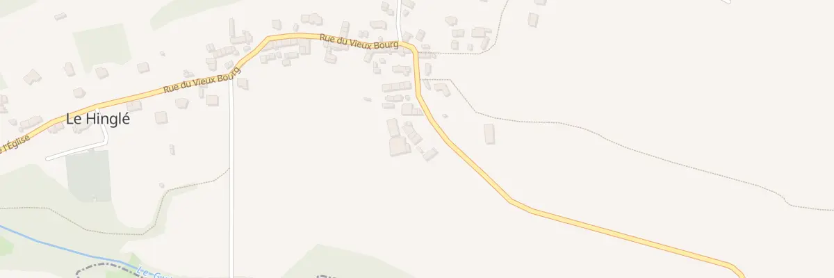 Plan du 36 Rue du Vieux Bourg au Hinglé