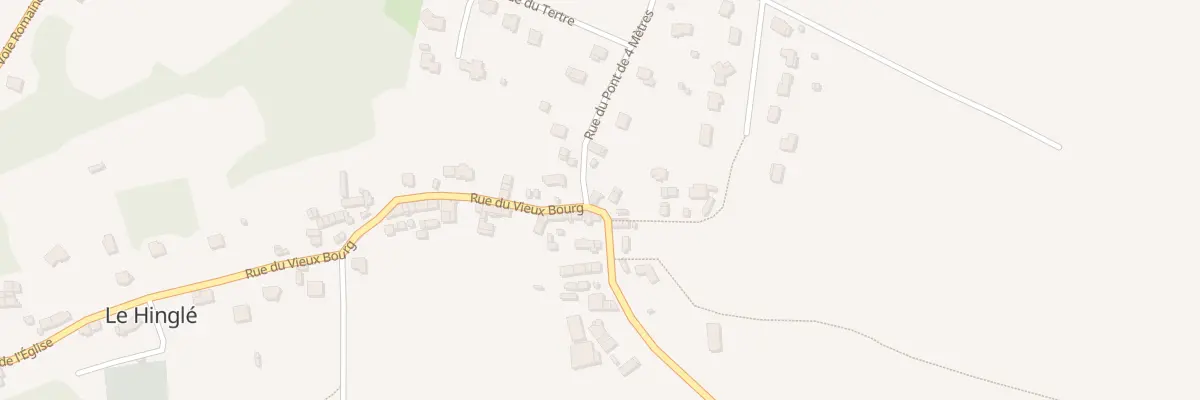 Plan du 23 Rue du Vieux Bourg au Hinglé