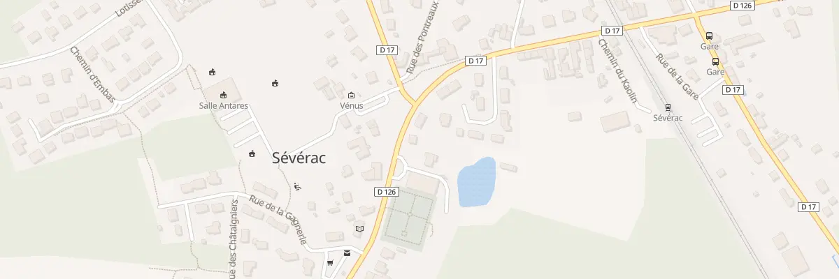 Plan du 3 Rue des Landes du Bourg à Sévérac