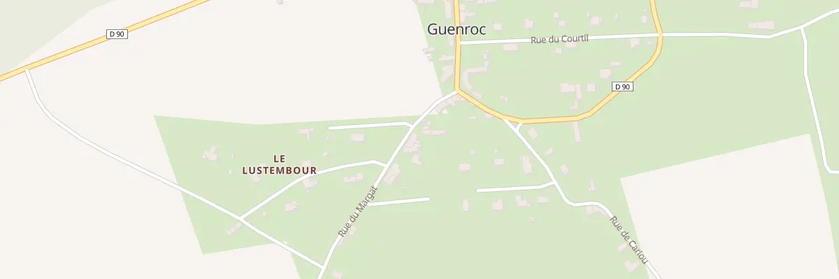 Plan du 1 Rue du Margat à Guenroc