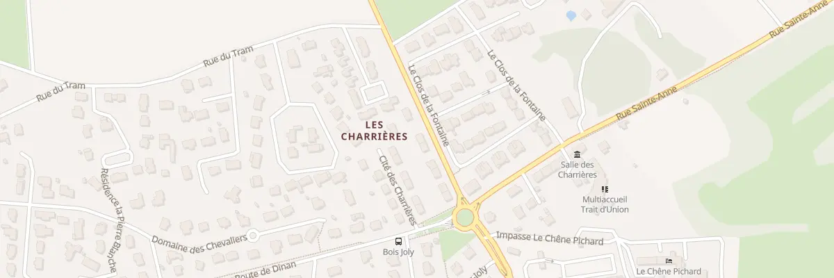 Plan du 17 Cité des Charrieres à Quévert