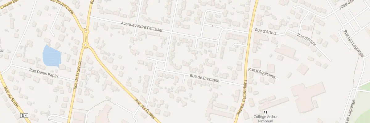 Plan du 5 Rue de Bretagne à Donges