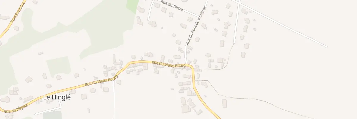 Plan du 21 Rue du Vieux Bourg au Hinglé