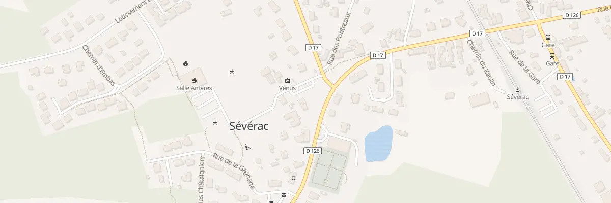 Plan du 2 Rue des Landes du Bourg à Sévérac