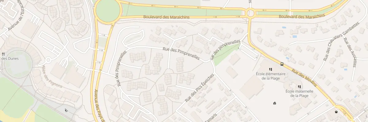 Plan du 44 Rue des pimprenelles à Saint-Jean-de-Monts
