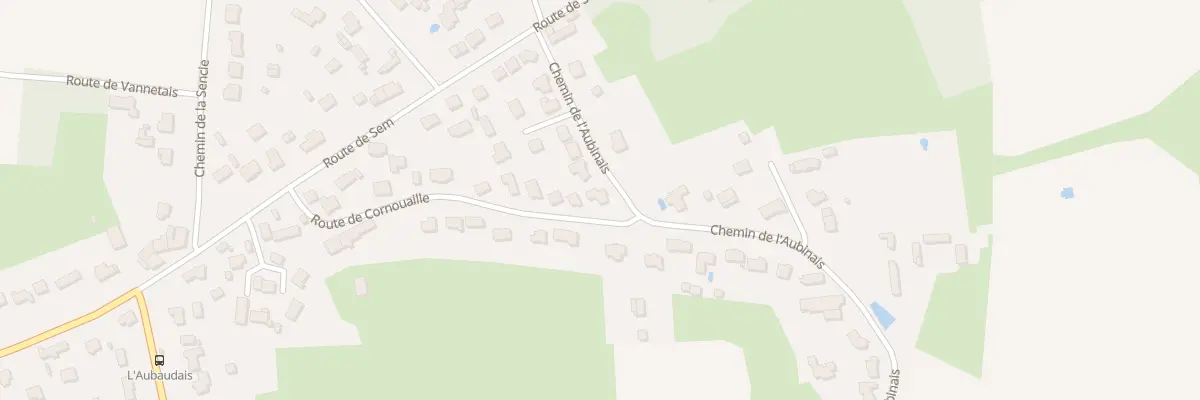 Plan du 12 Che de l’Aubinais à Donges